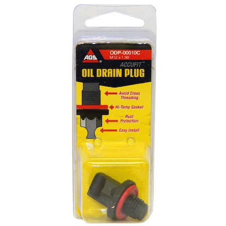 Accufit Oil Drain Plug M18x1.50, 1 Per Card